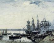 尤金 布丹 : Camaret, the Port